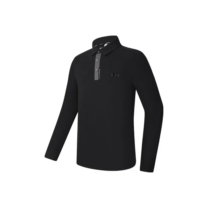 FILA Golf Series Polo Shirt Men's Pitch Black-0