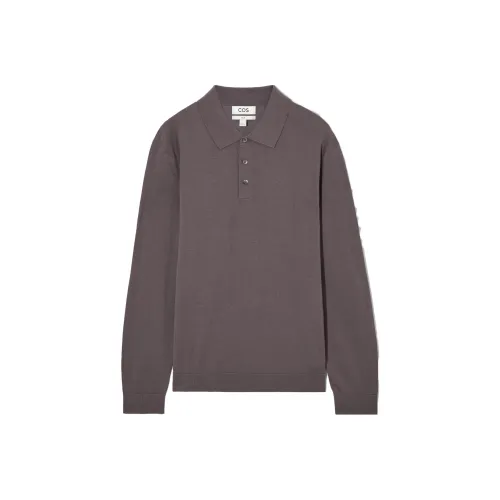 COS Polo Shirts Men Cameo Brown