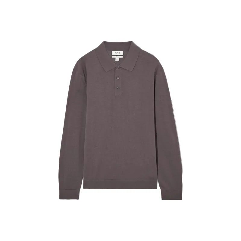 COS Polo Shirts Men Cameo Brown-0