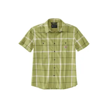 Carhartt 105701 LIGHTWEIGHT SHORT-SLEEVE PLAID SHIRT Shirt RELAXED FIT Men's