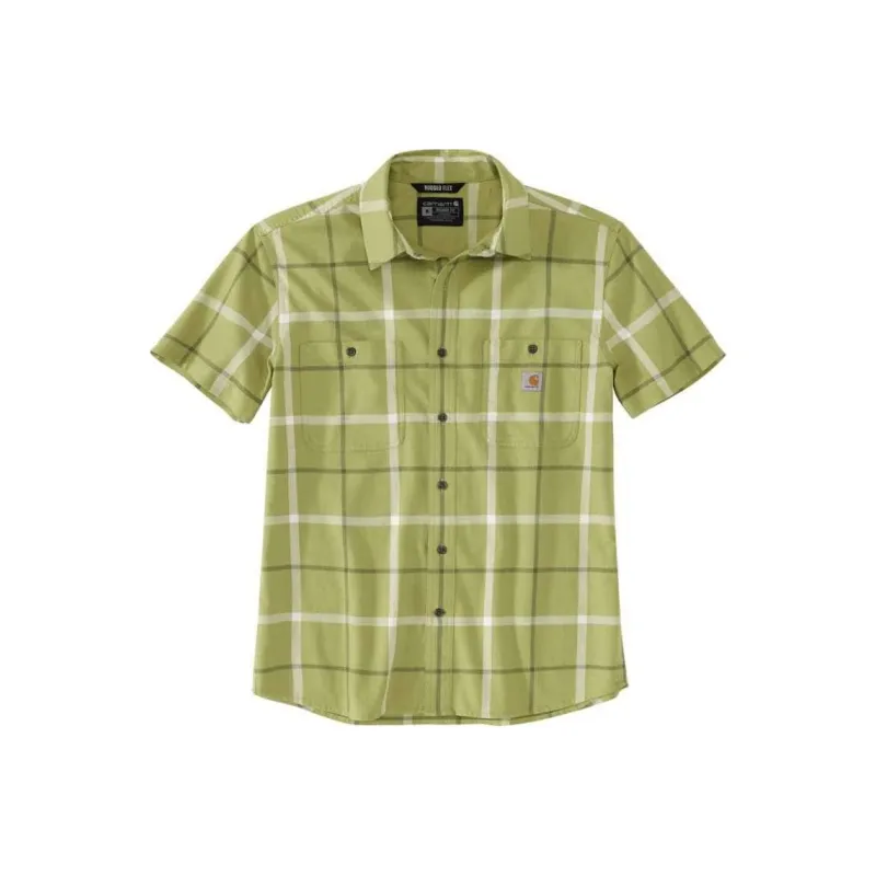 Carhartt 105701 LIGHTWEIGHT SHORT-SLEEVE PLAID SHIRT Shirt RELAXED FIT Men's-1