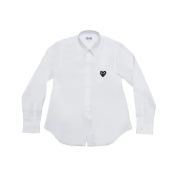 CDG Play SS24 Shirt Unisex White