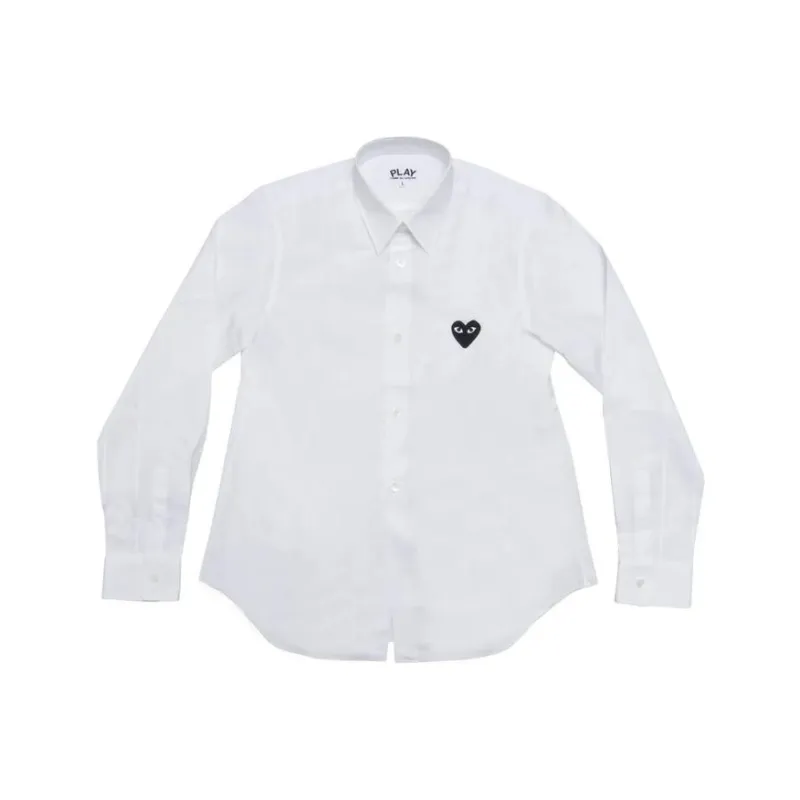 CDG Play SS24 Shirt Unisex White-0
