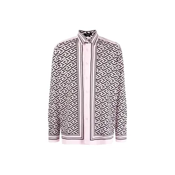 VERSACE Shirts Men Pink