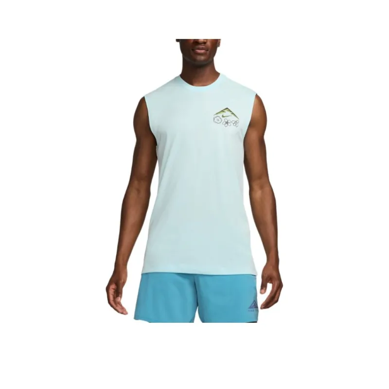 Nike Men's Dri-FIT Sleeveless Running T-Shirt-0