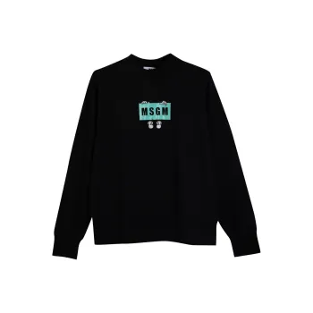 MSGM Sweatshirts Men Black