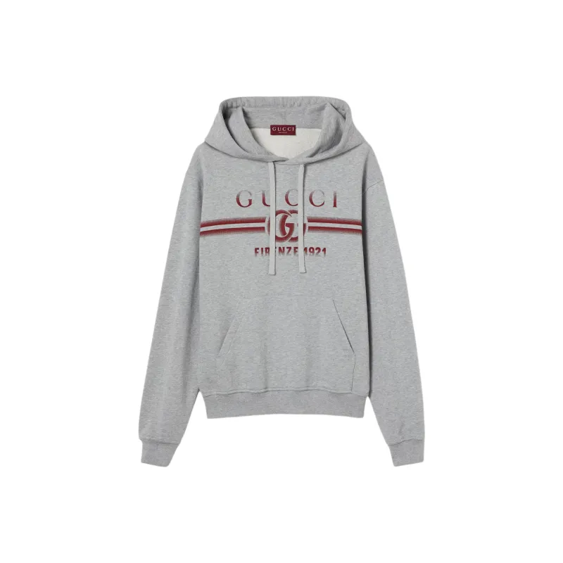 GUCCI Cotton Jersey Hooded Sweatshirt-0