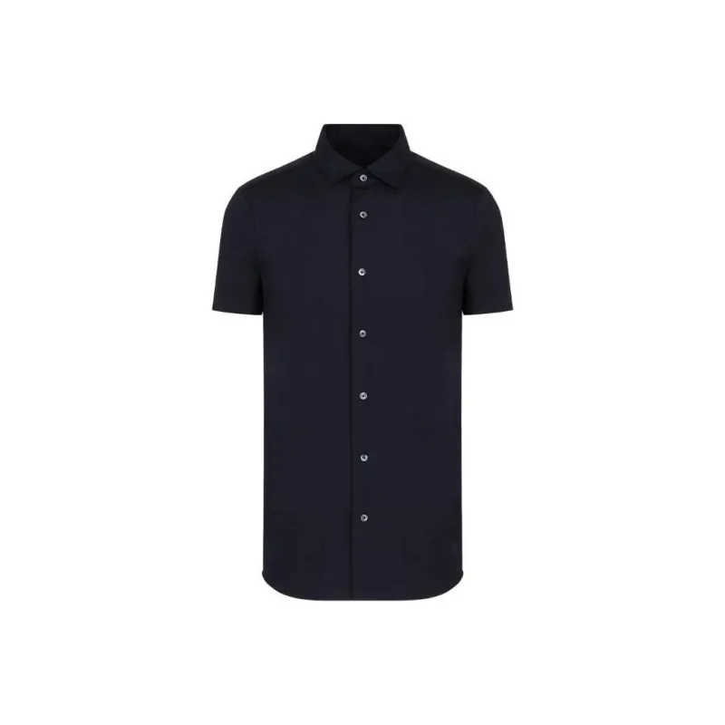 EMPORIO ARMANI Asv Short sleeved Lyocell blend Jersey Shirt-0