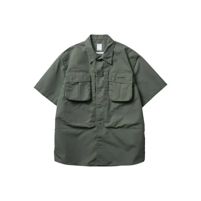 Liberaiders FW24 Shirt Men's Olive Green-0