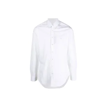 ETRO Logo Embroidered Buttoned Shirt