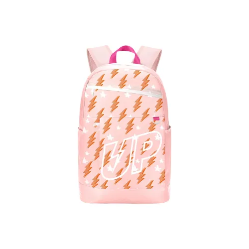 TURN UP Polyester Students Backpack Regular Women's White
