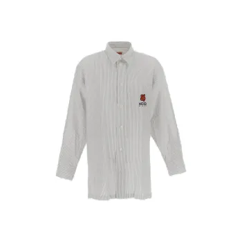 KENZO Striped Boke Flower Oversized Shirt