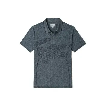 LACOSTE Polo Shirts Men Gray