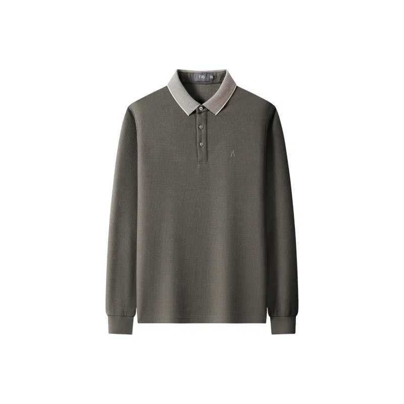 FIRS Long Sleeved Polo Shirt Men's-0