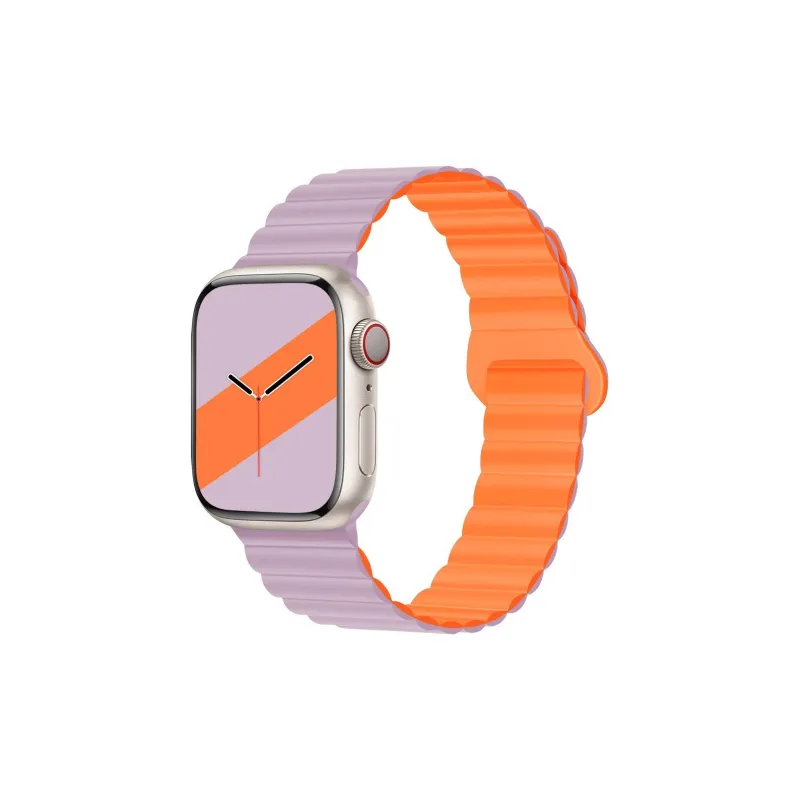 DUALMM Apple Compatibility Watch Band 225 255mm Silicone Material-18