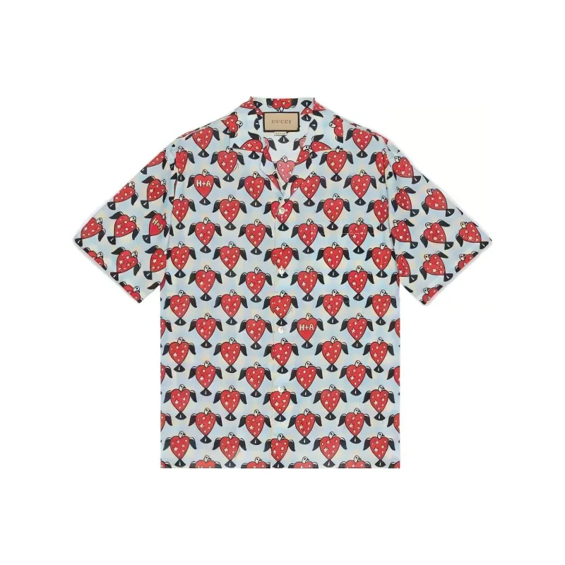GUCCI Gucci X Harry Styles Co branded FW22 Shirt Men's Multicolor-0