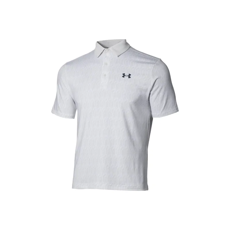 Under Armour Playoffs Print Polo 3.0 Polo Shirt Men's White 116-0