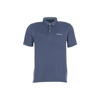 Columbia Polo Shirts Men Blue