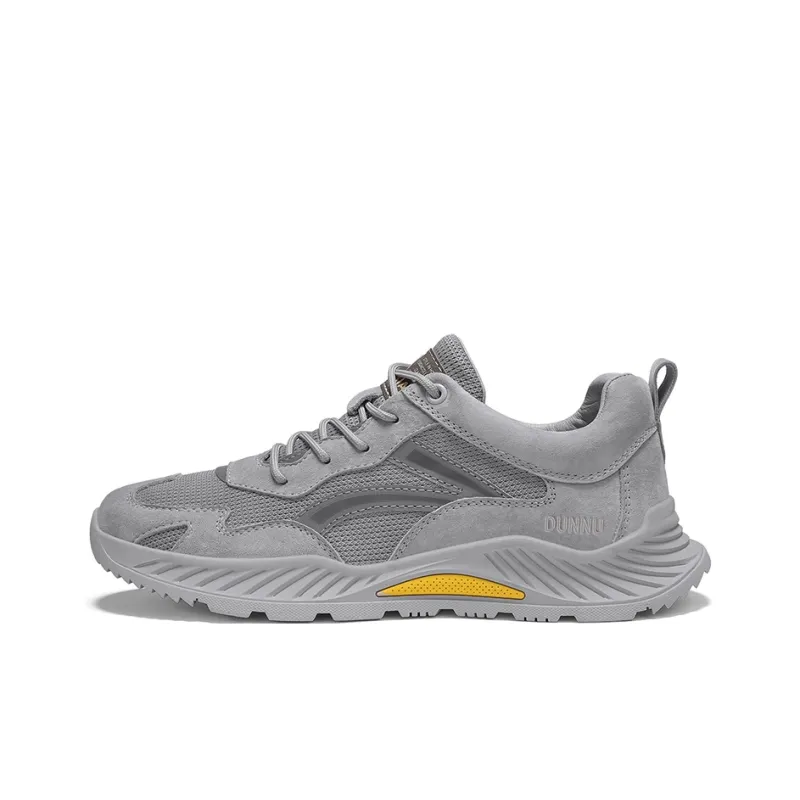 Dunnu Abrasion Resistant Cushioning Height Increasing Low Top Casual Shoes Men's-0