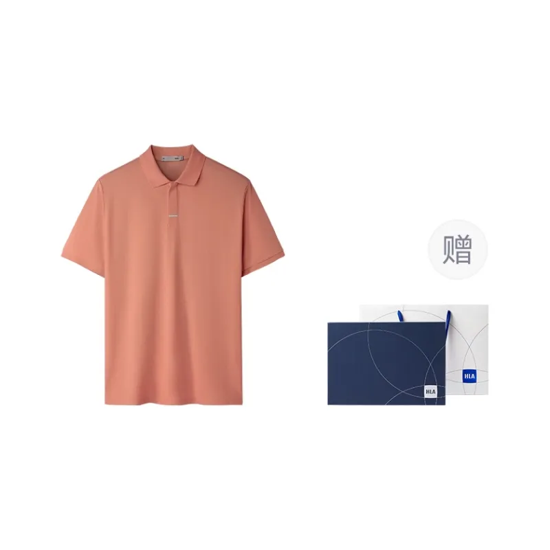 HLA Power Young Series Short Sleeved Polo Shirt Men's-28