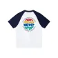 White & Navy Blue