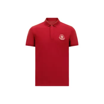 Moncler Logo Patch Short Sleeved Polo Shirt
