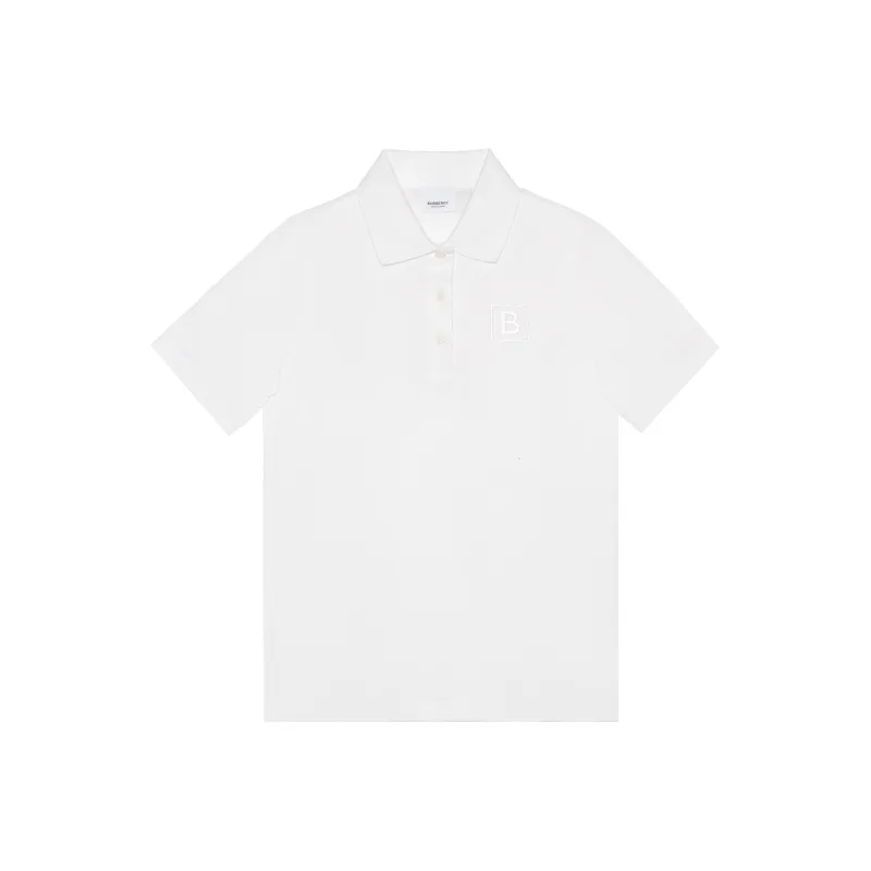 Burberry SS23 Polo Shirt Unisex White-0
