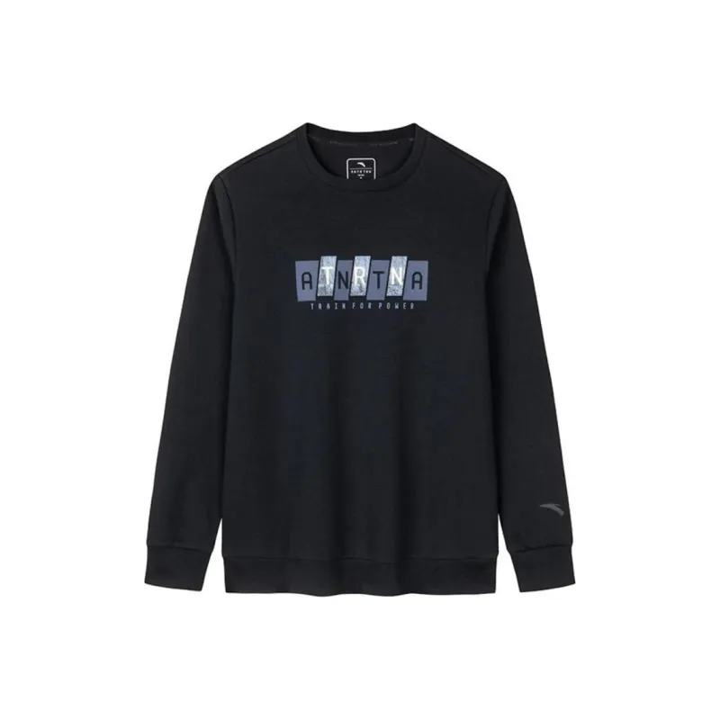 Anta Variety Training Collection Sweatshirt Men's Basic Black-0