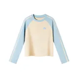 Women's Cropped Apricot & Blue