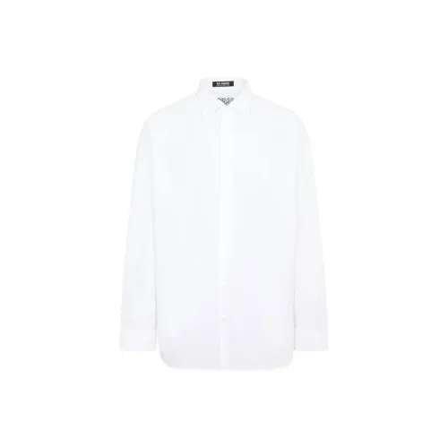 RAF SIMONS Mesh Detailed Oversized Shirt