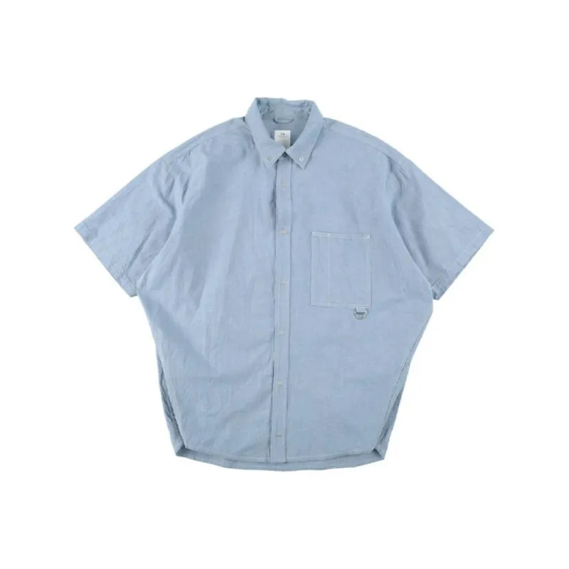 GARAGE Shirts Men Light Blue-0