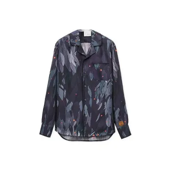 LOEWE x HAERDEYIDONGCHENGBAO SS23 Shirt Unisex Marine Blue