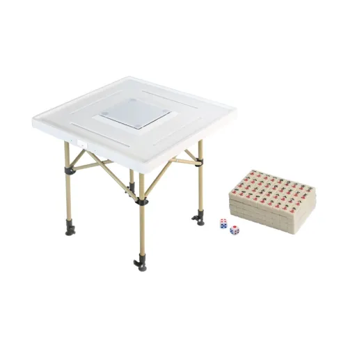 A Little Tide To Play Travel Mini Mahjong Table Set, Foldable For Easy Storage Board Games