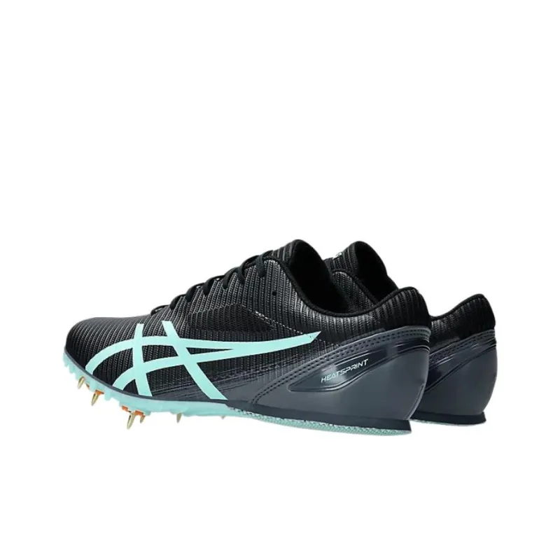 Asics HEATSPRINT 13 Anti Slip Wear Resistant Low Top Sprint Running Shoes Men's Black-3