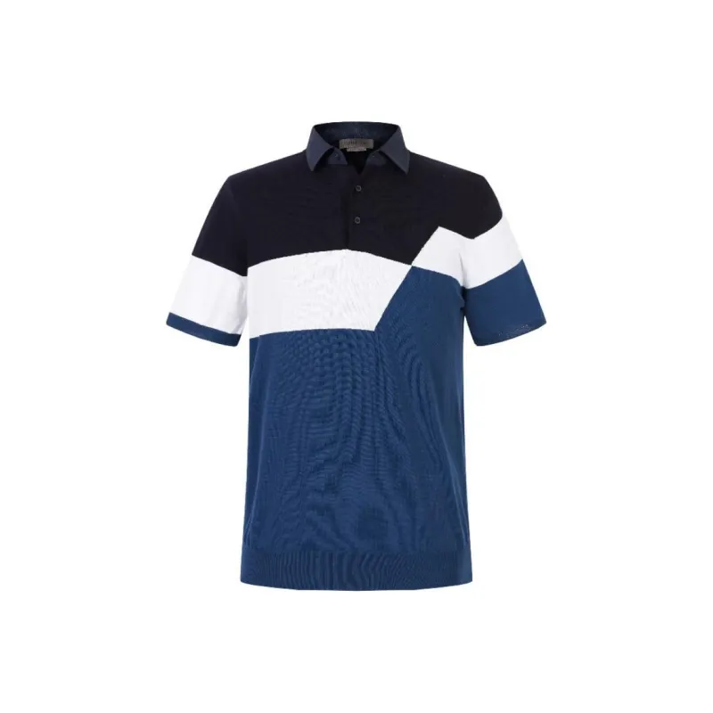 CORNELIANI Polo Shirt Men's Navy Blue-0