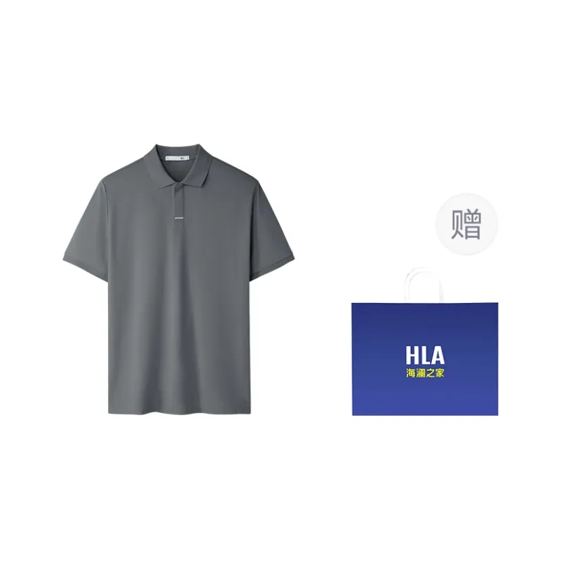 HLA Power Young Series Short Sleeved Polo Shirt Men's-24