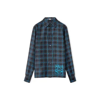 LOEWE Anagram Stamp Check Shirt