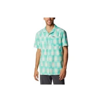 Columbia Shirts Men Turquoise