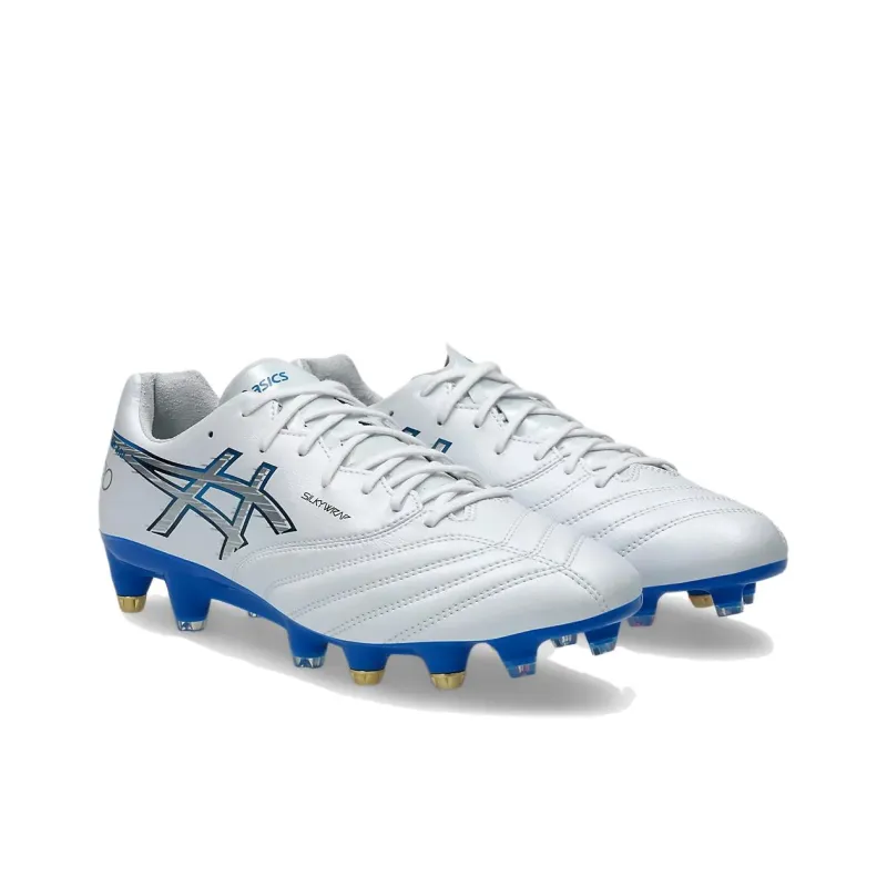 Asics DS LIGHT X FLY PRO 3 Anti Slip Wear Resistant Soccer Shoes Men's White Blue-2