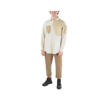Neil Barrett Shirts Men Ecru