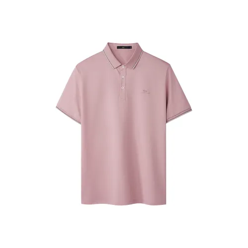 HLA Polo Shirts Men Pink 59