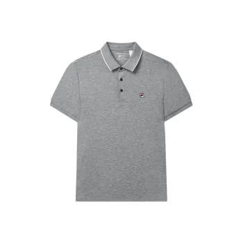 FILA Polo Shirt Men's Light Black Gray