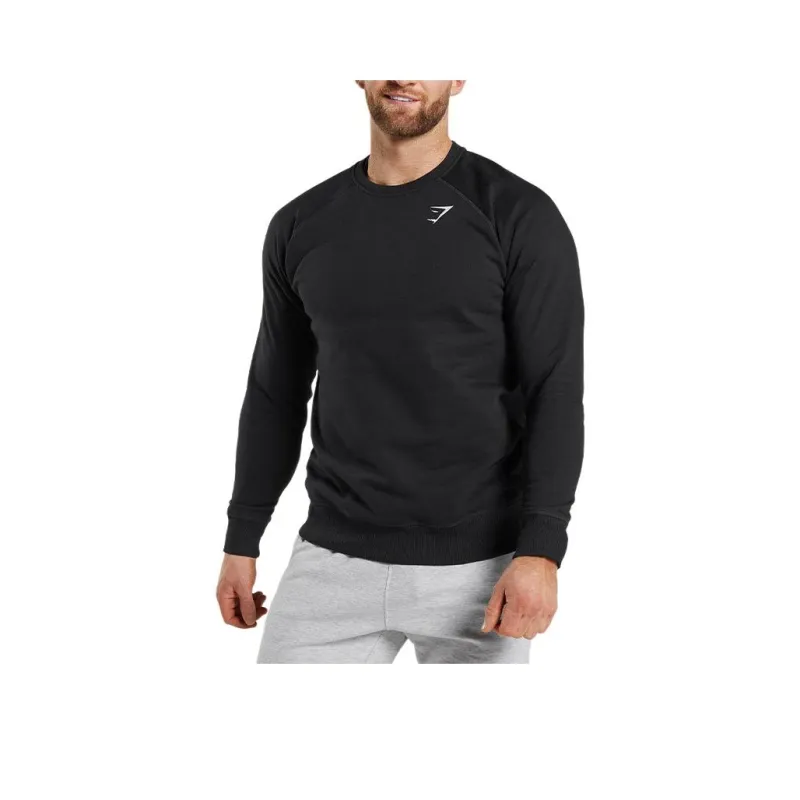 GYMSHARK CREST SWEATSHIRT Sweatshirt Men's Black-0