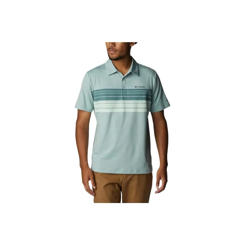 Columbia Polo Shirts Men Green-0