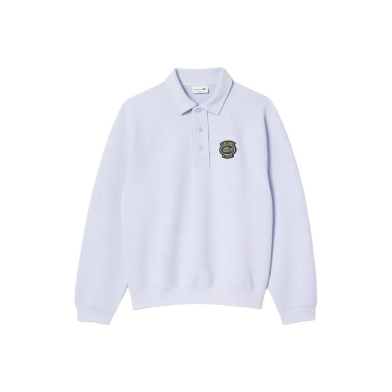 LACOSTE Logo appliqué Polo collar Sweatshirt-0
