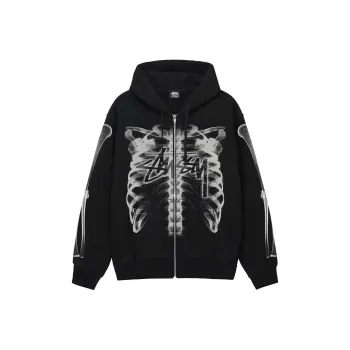 Stussy Rib Cage Zip Hoodie