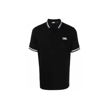 KARL LAGERFELD / Karl Lagerfeld Jeans Polo Shirts Men Black