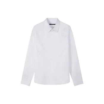 DAVID NAMAN Shirts Men White