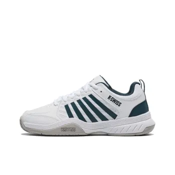 KSWISS Low Top Tennis Shoes Unisex White Blue