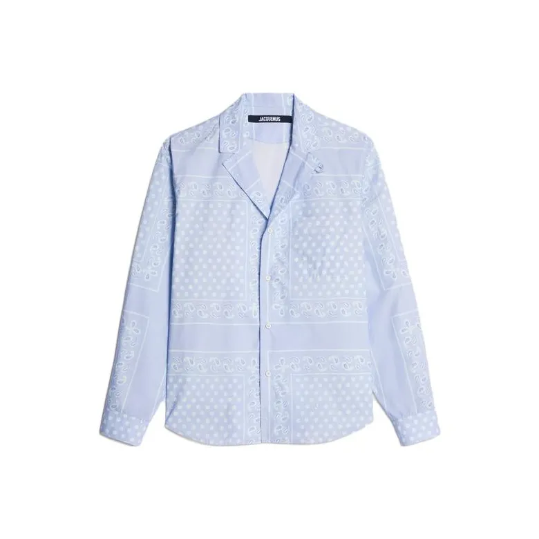 Jacquemus Luis Long Sleeve Bowling Shirt-0